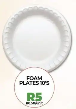 1UP Foam plates offer
