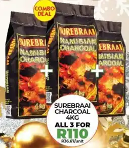 1UP Surebraai charcoal offer