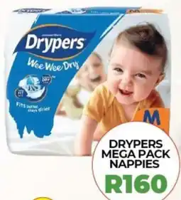 1UP Drypers mega pack nappies offer