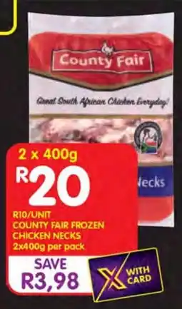 Shoprite County fair frozen chicken necks offer