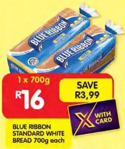 Shoprite Blue ribbon standard white bread offer