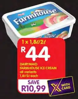 Shoprite Dairymaid farmhouse ice cream offer