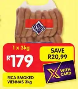Shoprite Rica smoked viennas offer