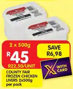Shoprite County fair frozen chicken livers offer