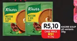 Shoprite Knorr soup offer