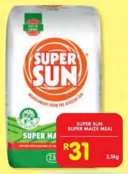 Shoprite Super sun super maize meal offer