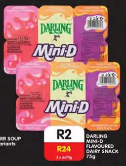 Shoprite Darling mini-d flavoured dairy snack offer