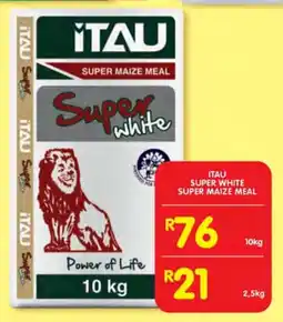 Shoprite Itau super white super maize meal offer