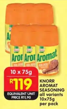 Shoprite Knorr aromat seasoning offer