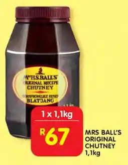 Shoprite Mrs ball's original chutney offer
