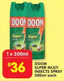 Shoprite Doom super multi insects spray offer