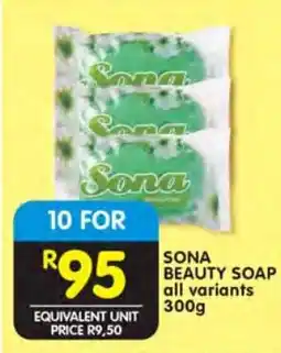 Shoprite Sona beauty soap offer