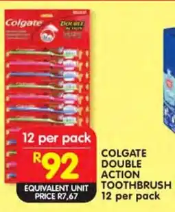 Shoprite Colgate double action toothbrush offer
