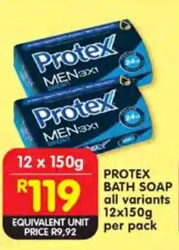 Shoprite Protex bath soap offer