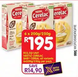 Shoprite Nestlé cerelac baby cereal offer