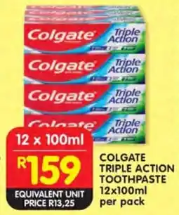Shoprite Colgate triple action toothpaste offer