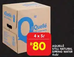 Shoprite Aquelle still natural spring water offer