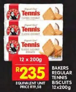 Shoprite Bakers regular tennis biscuits offer