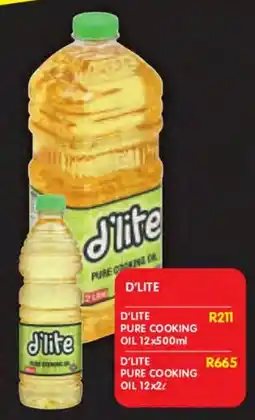 Shoprite D'lite pure cooking oil offer