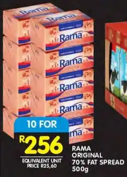 Shoprite Rama original 70% fat spread offer