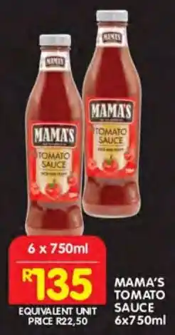 Shoprite Mama's tomato sauce offer