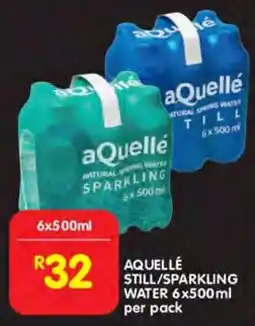 Shoprite Aquelle still/ sparkling water offer