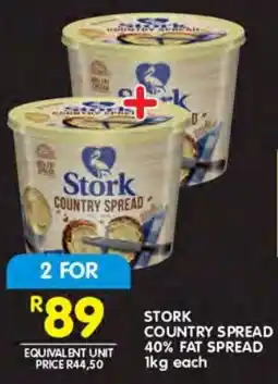 Shoprite Stork country spread 40% fat spread offer