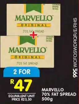 Shoprite Marvello 70% fat spread offer