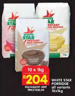 Shoprite White star porridge offer