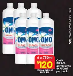 Shoprite Omo bleach offer
