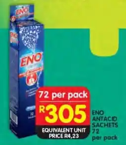 Shoprite Eno antacid sachets offer