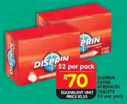 Shoprite Disprin extra strength tablets offer