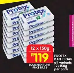 Shoprite Protex bath soap offer