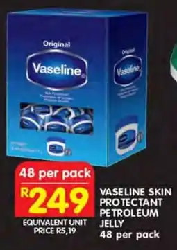 Shoprite Vaseline skin protectant petroleum jelly offer