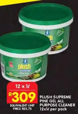 Shoprite Plush supreme pine gel all purpose cleaner offer