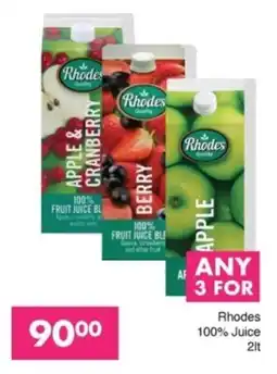 Save Rhodes 100% Juice offer