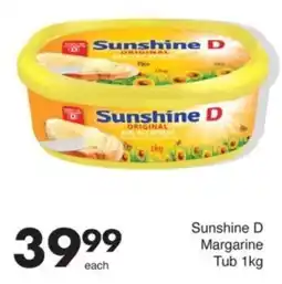 Save Sunshine D Margarine Tub offer