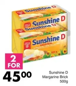 Save Sunshine D Margarine Brick offer