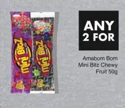 Save Amabom Bom Mini Bitz Chewy Fruit offer