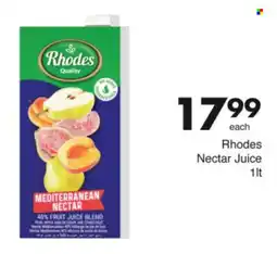 Save Rhodes Nectar Juice offer