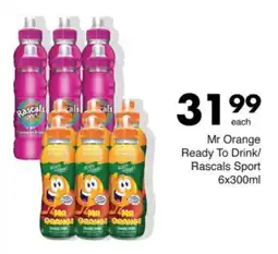 Save Mr Orange Ready To Drink/ Rascals Sport offer
