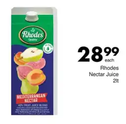 Save Rhodes Nectar Juice offer
