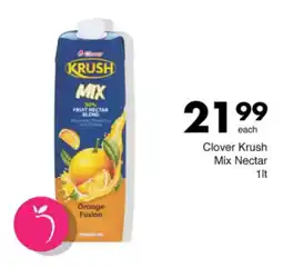 Save Clover Krush Mix Nectar offer