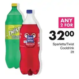 Save Sparletta/ Twist Cooldrink offer