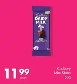 Save Cadbury Mini Slabs offer