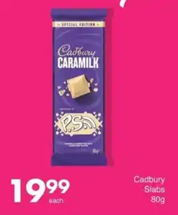 Save Cadbury Slabs offer