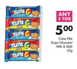 Save Casa Mia Supa Glucose/ Milk & Malt offer