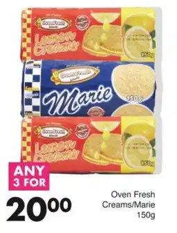 Save Oven Fresh Creams/ Marie offer