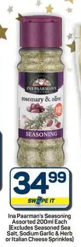 Pick n Pay Hypermarket Ina Paarman's Seasoning offer