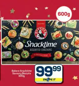 Pick n Pay Hypermarket Bakers Snacktime Savoury Biscuits 600g offer